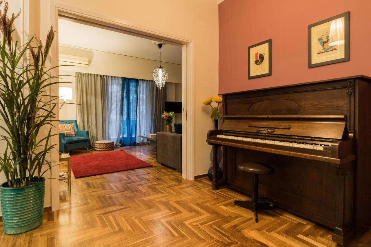 Modern-Vintage Apartment By Acropolis Museum アテネ エクステリア 写真